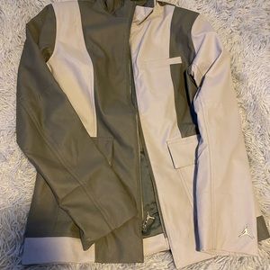 Jordan leather jacket. Blazer style